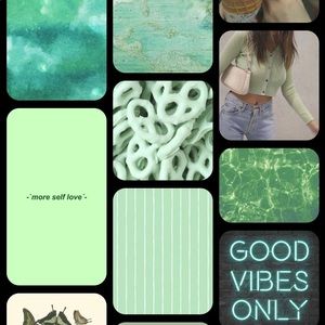 GREEN photo collage